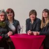 Farahnaz Sharifi mit ihrem Team bei der feierlichen Preisverleihung in Berlin: Jo Beard, Anke Petersen und Lilian Tietjen