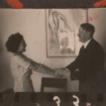 Adolf Hitler begruesst Leni Riefenstahl
